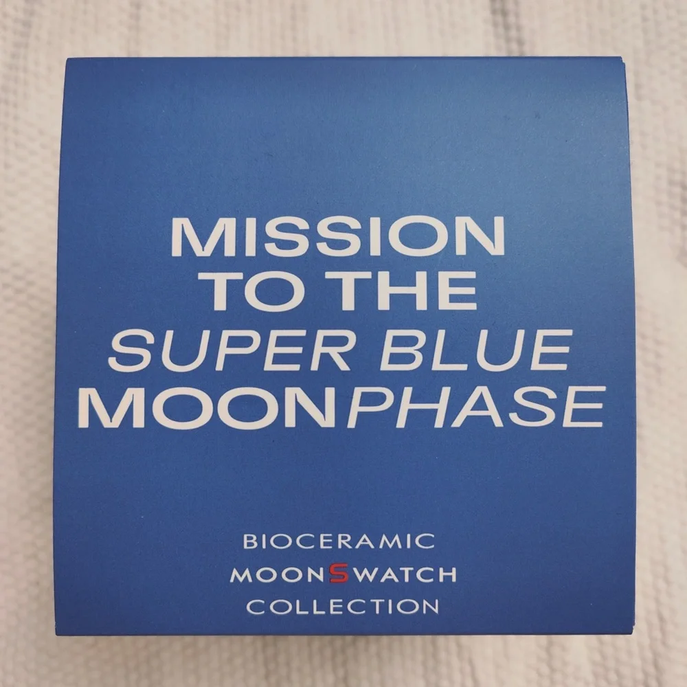 Swatch Dark Blue Chronograph Watch - Picture 4 of 5